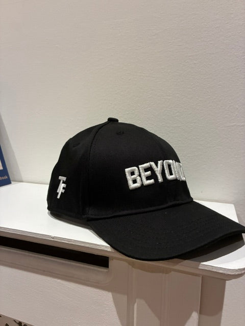 Till Fit Black Embroidered Cap - Beyond Design